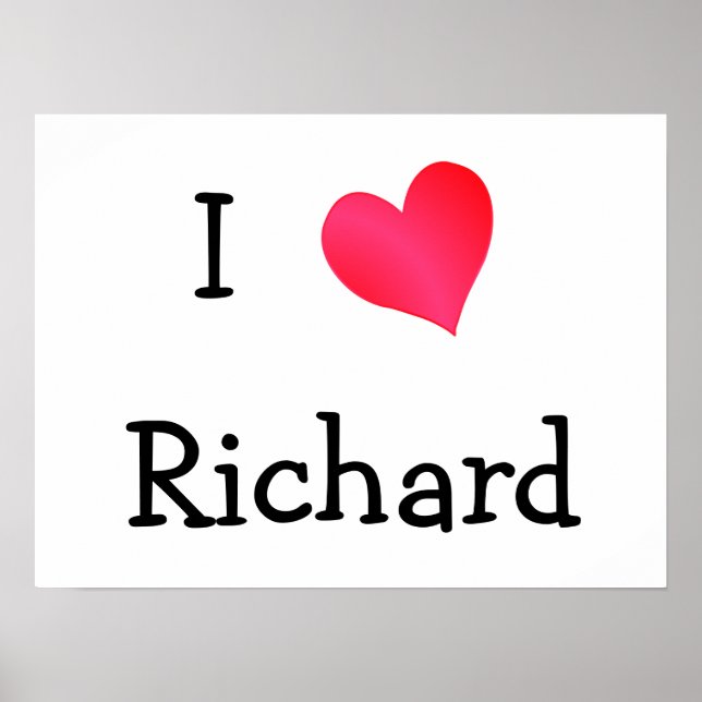 Póster Amo a Richard (Frente)