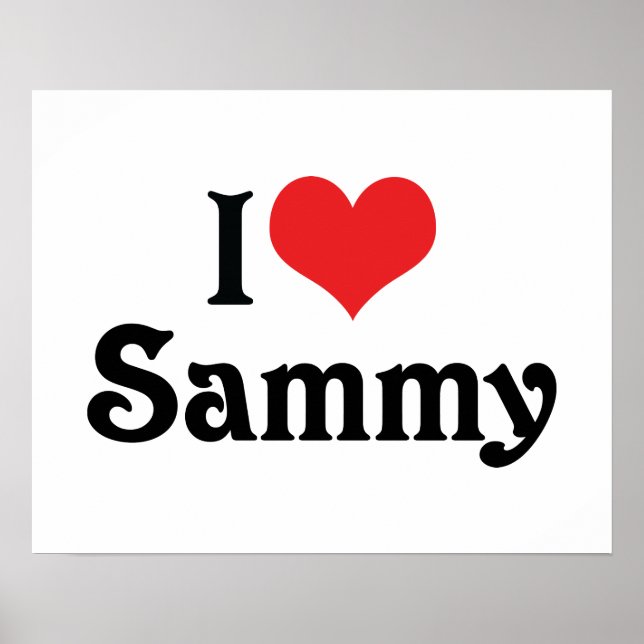 Póster Amo a Sammy (Frente)
