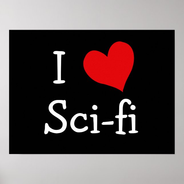 Póster Amo a Sci-fi (Frente)