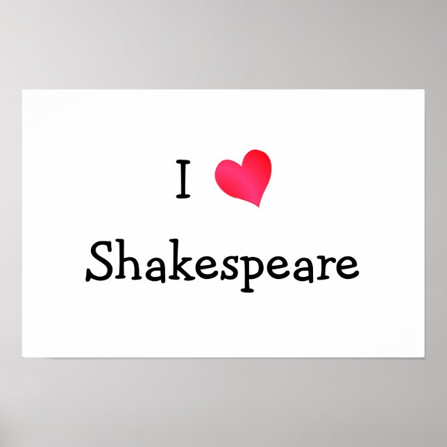 Póster Amo a Shakespeare (Frente)