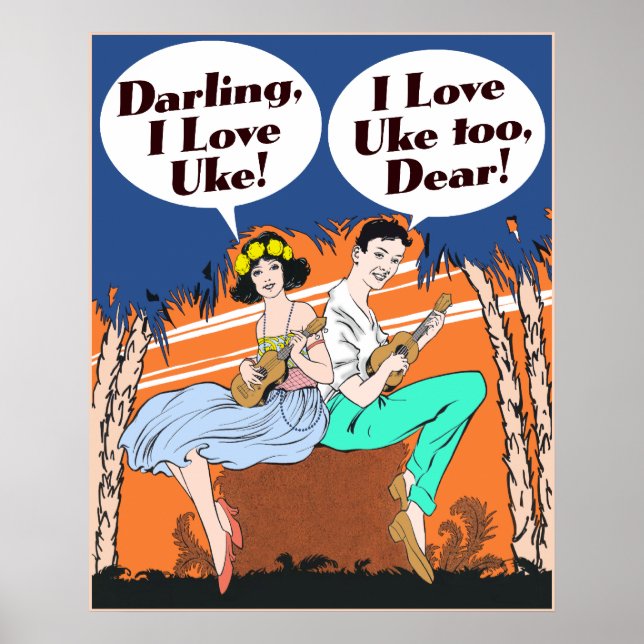 Póster Amo a Uke Poster (Frente)