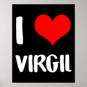 Póster Amo a Virgil Valentine Lo siento señoras chicos co