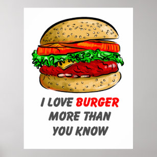 Póster Amo al Poster Burger