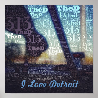 Póster Amo al poster D