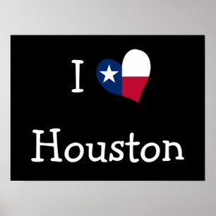 Póster Amo al Poster de Houston