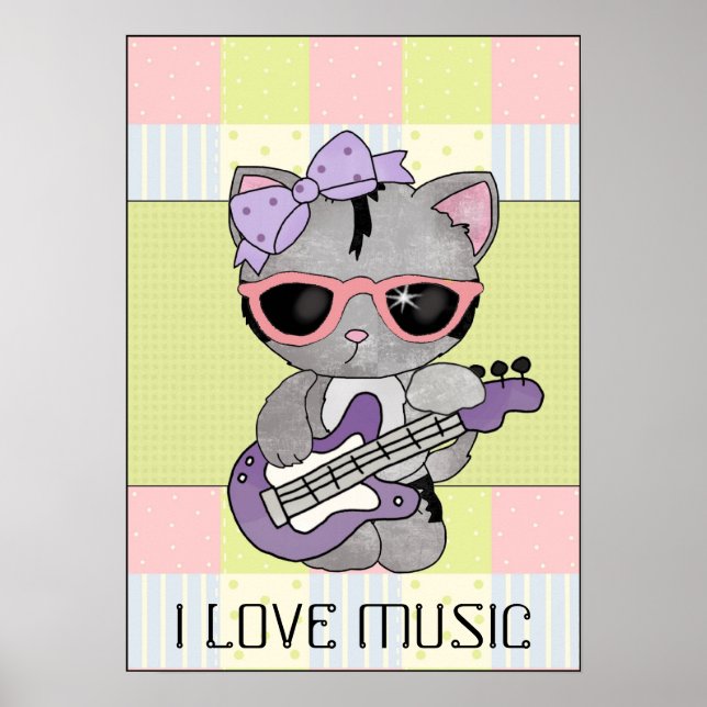 Póster Amo al poster musical (Frente)