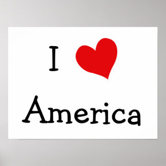 Póster Amo América