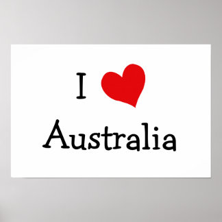 Póster Amo Australia