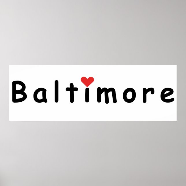 Póster Amo Baltimore (Frente)