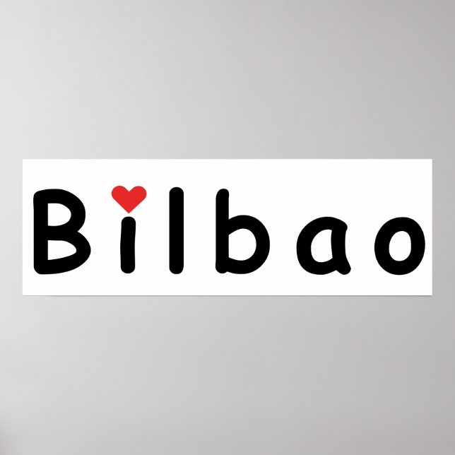 Póster Amo Bilbao (Frente)