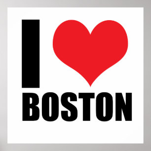 Póster Amo Boston