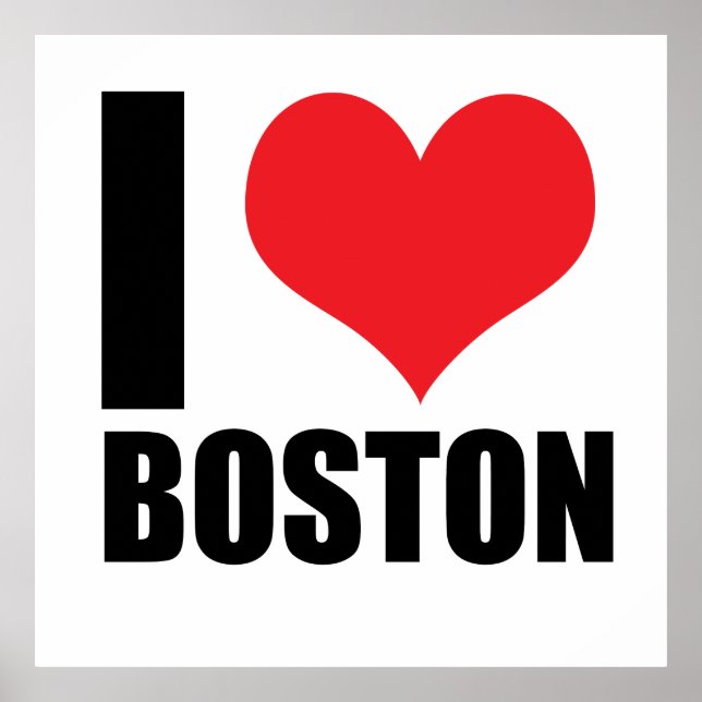 Póster Amo Boston (Frente)