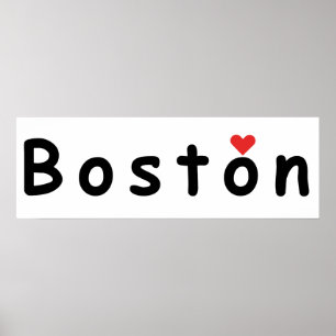 Póster Amo Boston