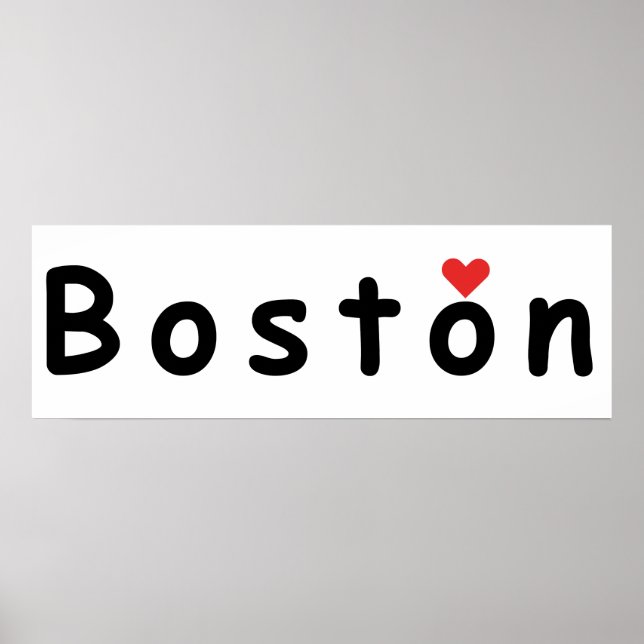 Póster Amo Boston (Frente)