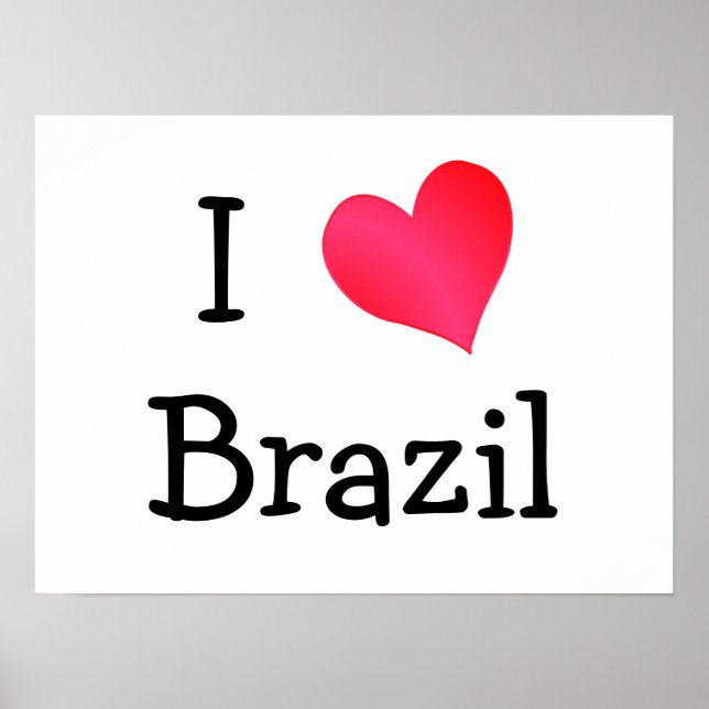 Póster Amo Brasil (Frente)