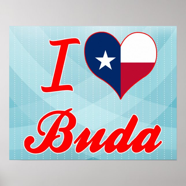 Póster Amo Buda, Texas (Frente)