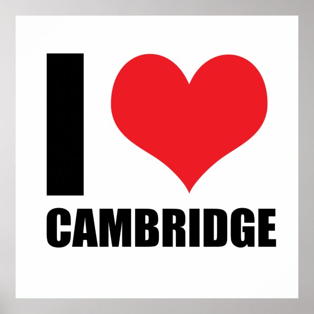 Póster Amo Cambridge (Frente)