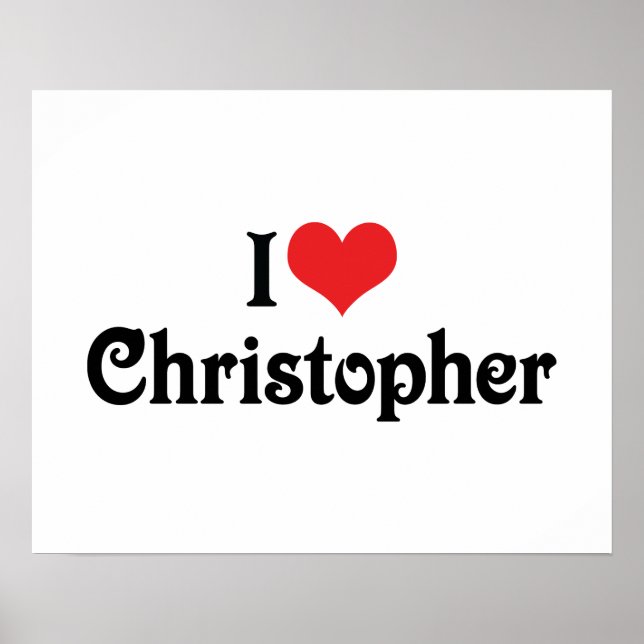 Póster Amo Christopher (Frente)