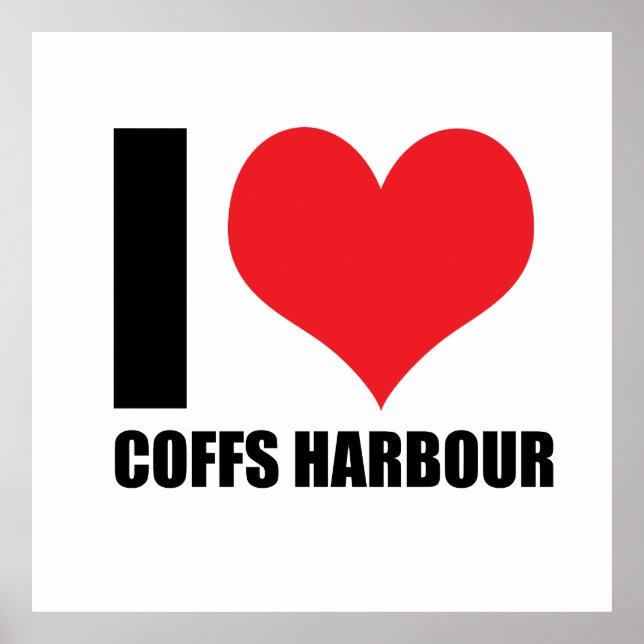 Póster Amo Coffs Harbour (Frente)