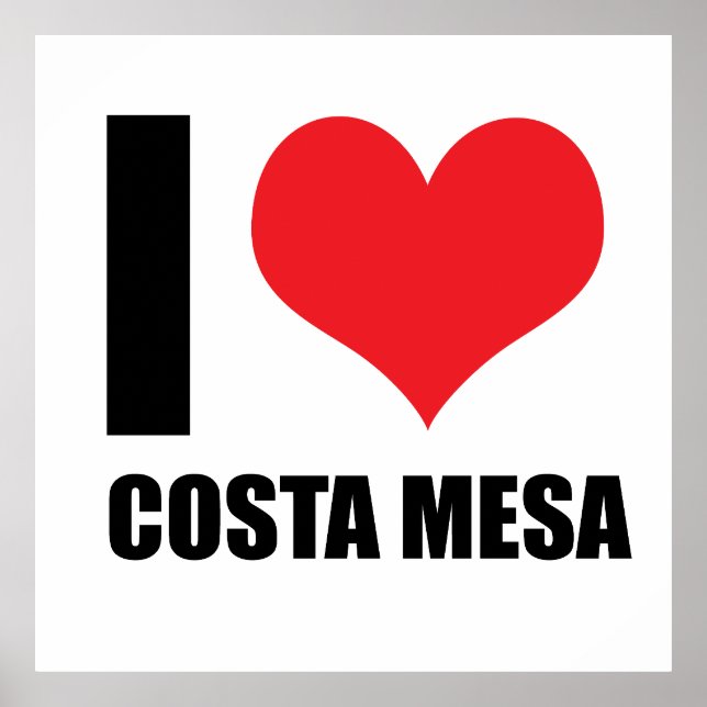 Póster Amo Costa Mesa (Frente)