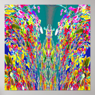 Póster Amo digital de Reiki del flujo de energía de la