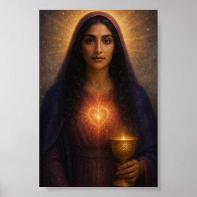 Póster Amo Eéreo Ascendido Mary Magdalene (Frente)