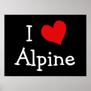 Póster Amo el Alpine