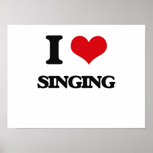 Póster Amo el cantar