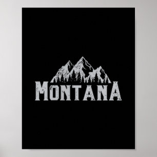 Póster Amo el estado de Montana Mi dulce hogar es Calli