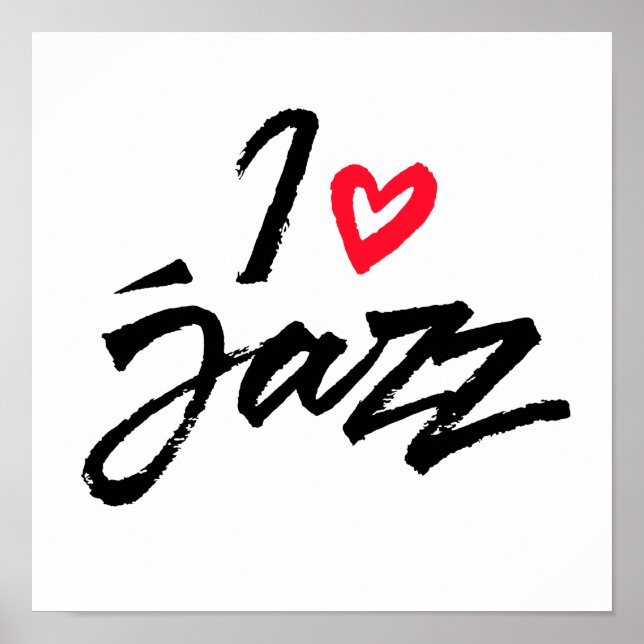 Póster Amo El Jazz (Frente)