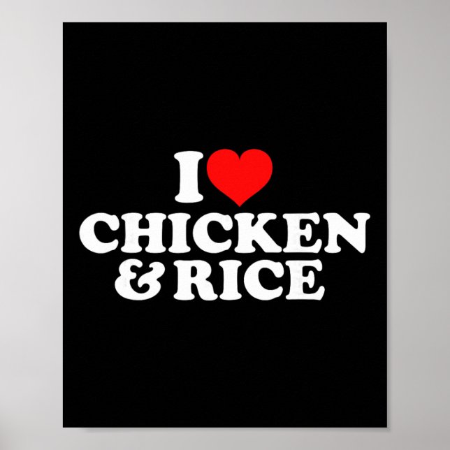 Póster Amo el Pollo y el Arroz  (Frente)