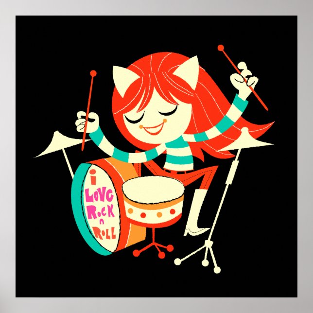 Póster Amo el rock 'n' Roll (Frente)