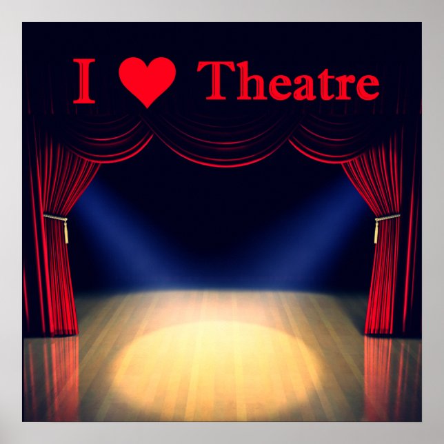 Póster Amo El Teatro (Frente)