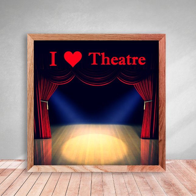 Póster Amo El Teatro (Subido por el creador)