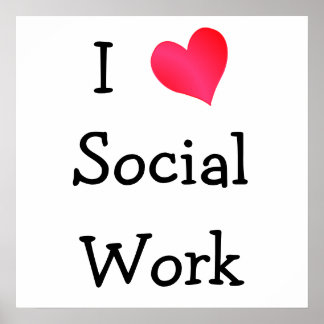Póster Amo El Trabajo Social