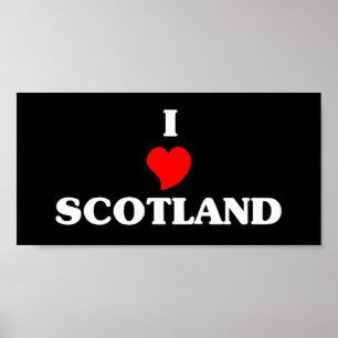 Póster Amo Escocia