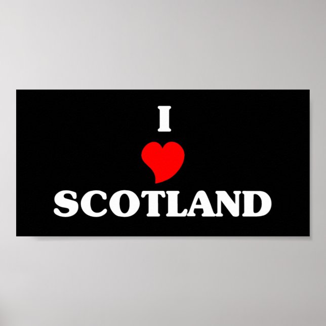 Póster Amo Escocia (Frente)
