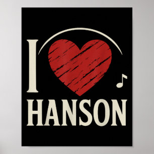 Póster Amo Hanson County I Heart Hanson