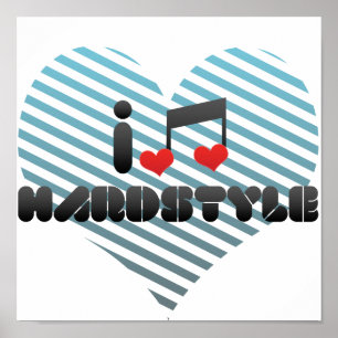 Póster Amo Hardstyle