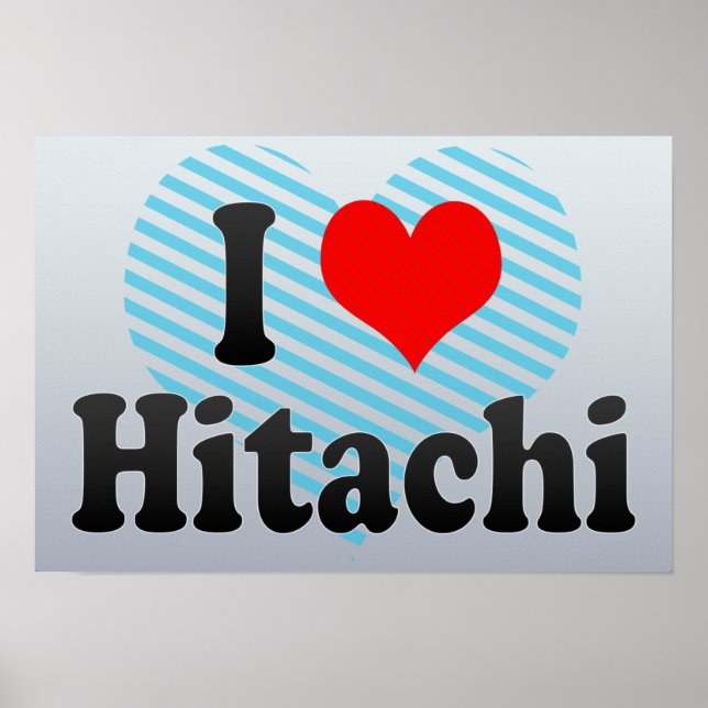 Póster Amo Hitachi, Japón (Frente)