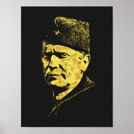 Póster Amo Josip Broz Tito Compuesto Presidente de Yugosl