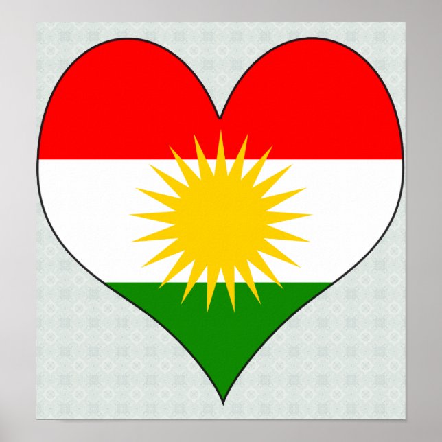 Póster Amo Kurdistán (Frente)