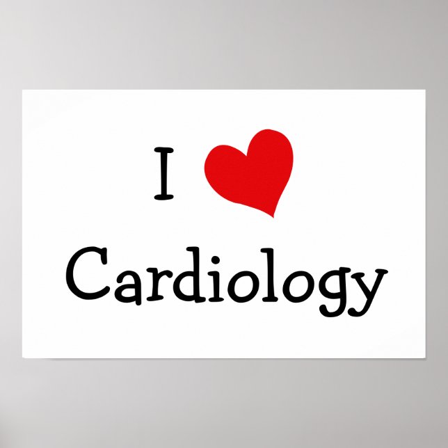 Póster Amo la Cardiología (Frente)