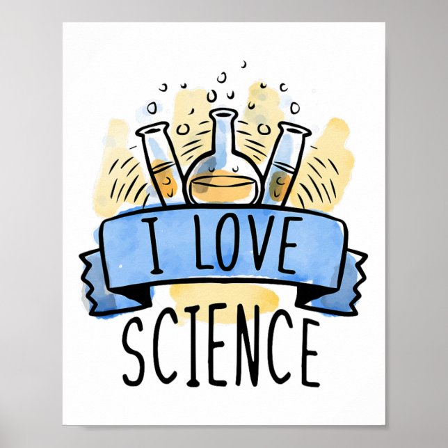 Póster Amo la ciencia  (Frente)