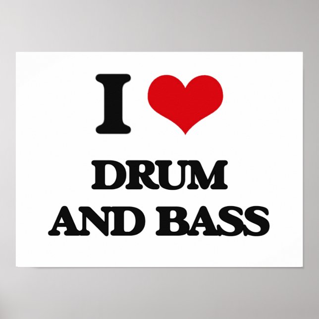 Póster Amo LA DRUM Y LAS BASES (Frente)