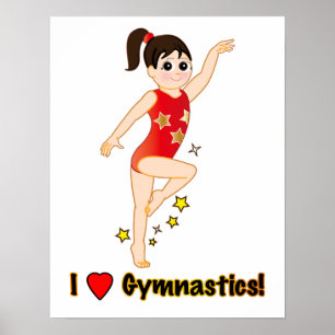 Póster ¡Amo la gimnasia!