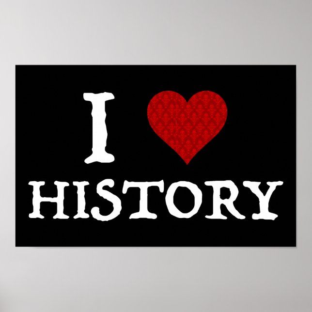 Póster Amo la historia (del corazón) (Frente)