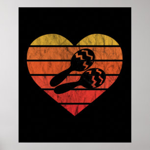Póster Amo la percusión cubana en Maracas