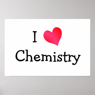 Póster Amo la Química