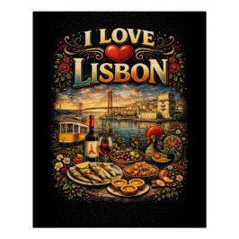 Póster Amo Lisboa